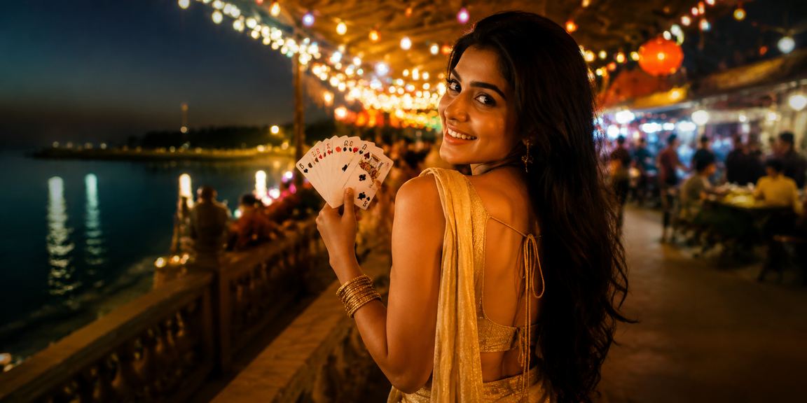কুমিল্লায় সি বিচে রামি গেম খেলা